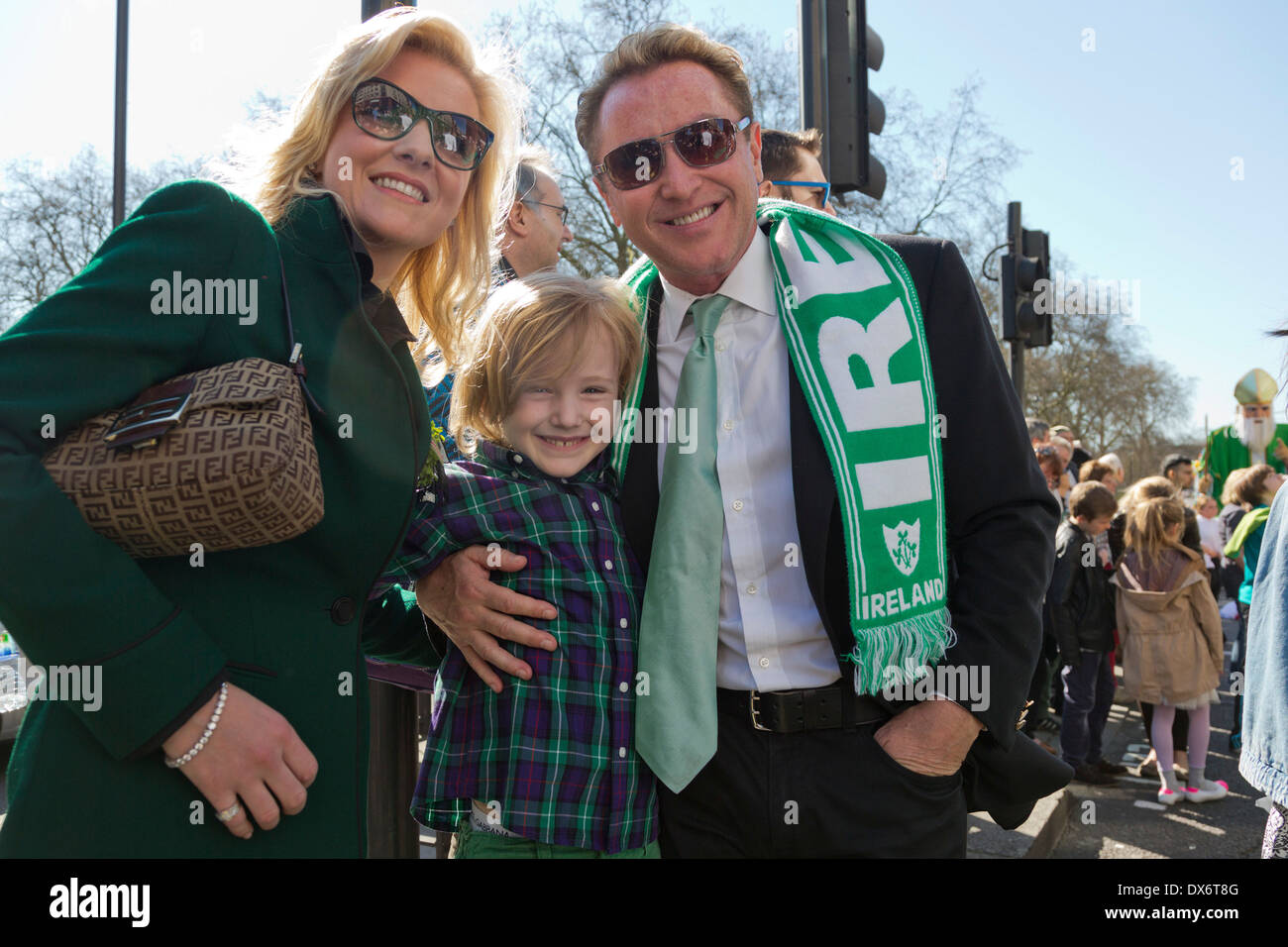 michael flatley wife and son