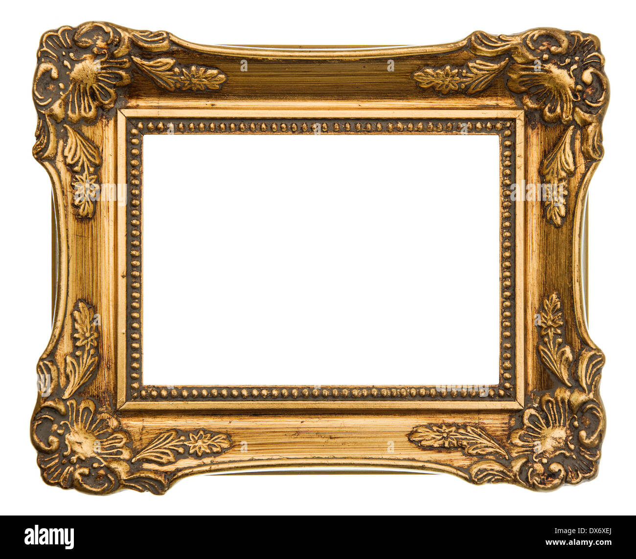 old golden frame. antique object. vintage background Stock Photo - Alamy