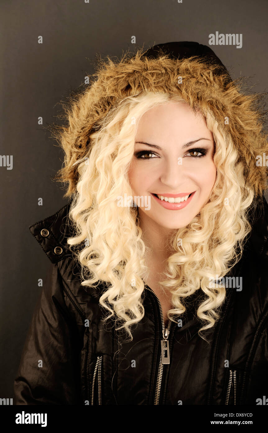 Curly hair Stock Photo