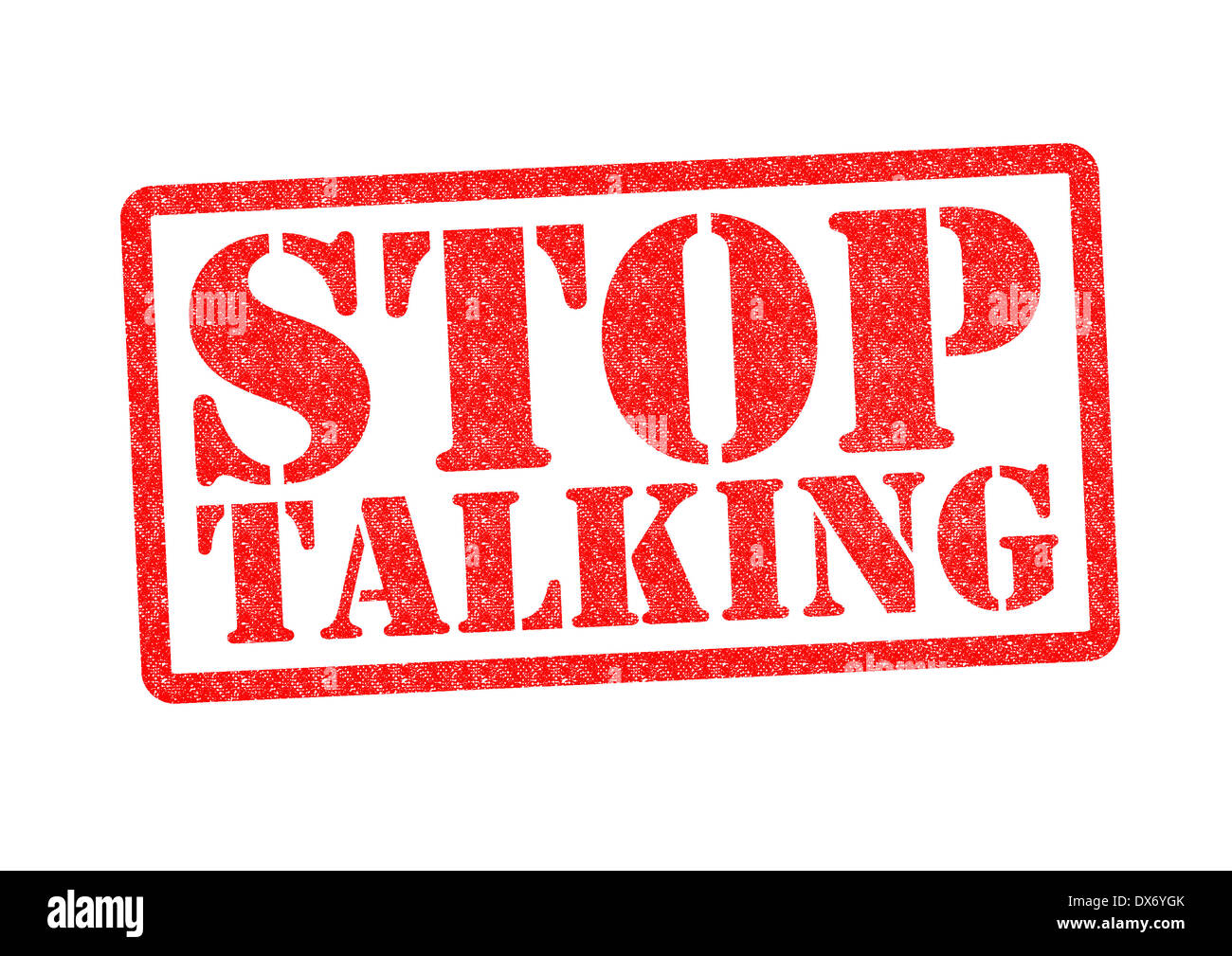 Non stop talking Cut Out Stock Images & Pictures - Alamy