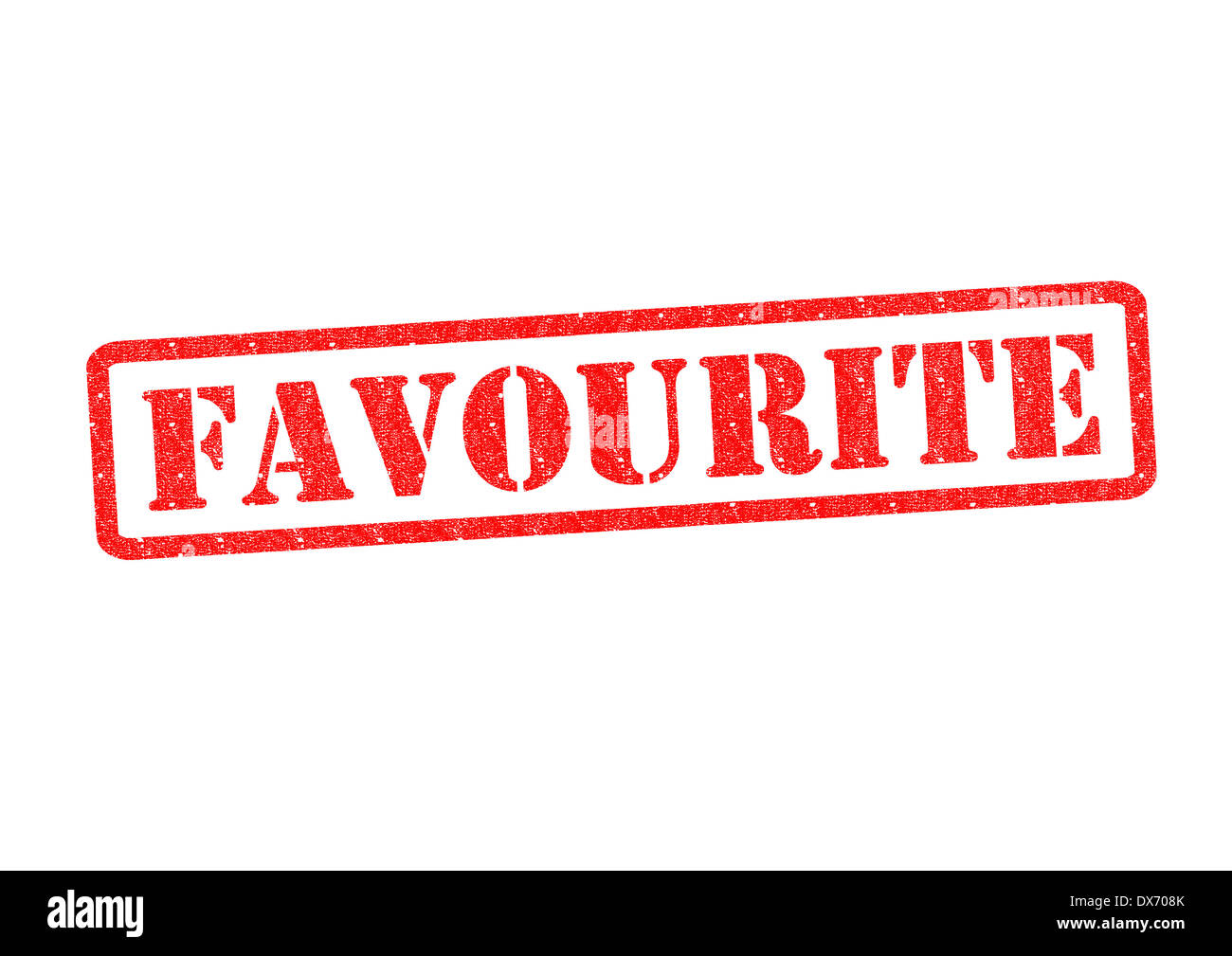 FAVOURITE Rubber Stamp Over A White Background Stock Photo Alamy