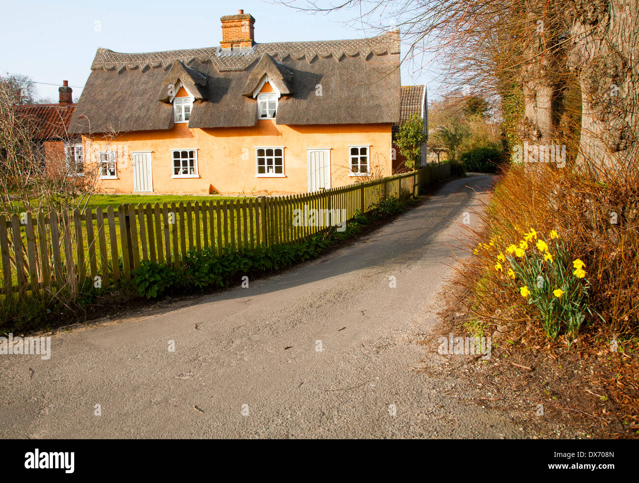 Ochre painted house hires stock photography and images Alamy