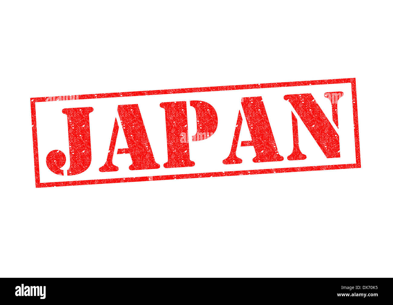 JAPAN Rubber Stamp over a white background Stock Photo - Alamy