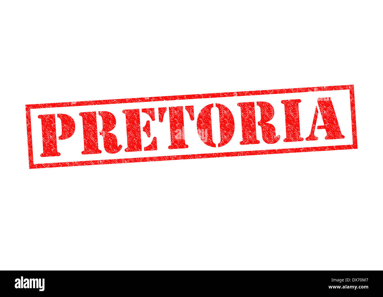 PRETORIA Rubber Stamp over a white background Stock Photo Alamy