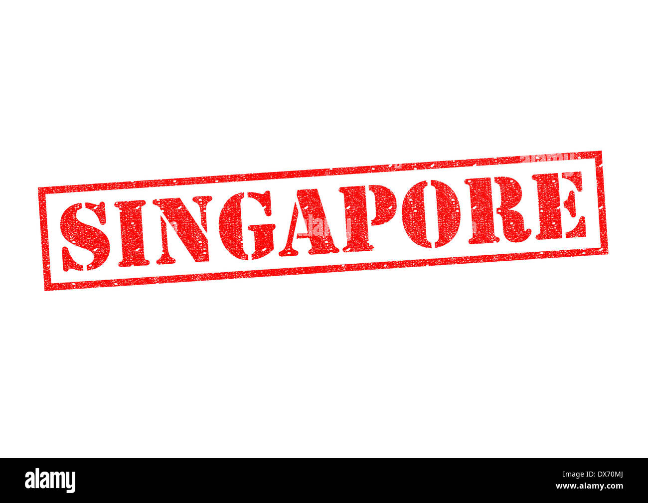 SINGAPORE Rubber Stamp over a white background Stock Photo Alamy