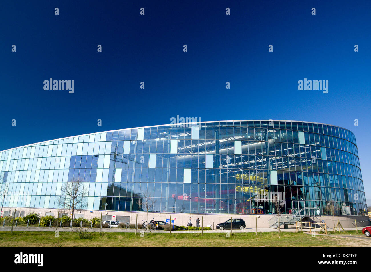 Cardiff International Swimming Pool, Sports Village, Cardiff Bay, Wales  Stock Photo - Alamy