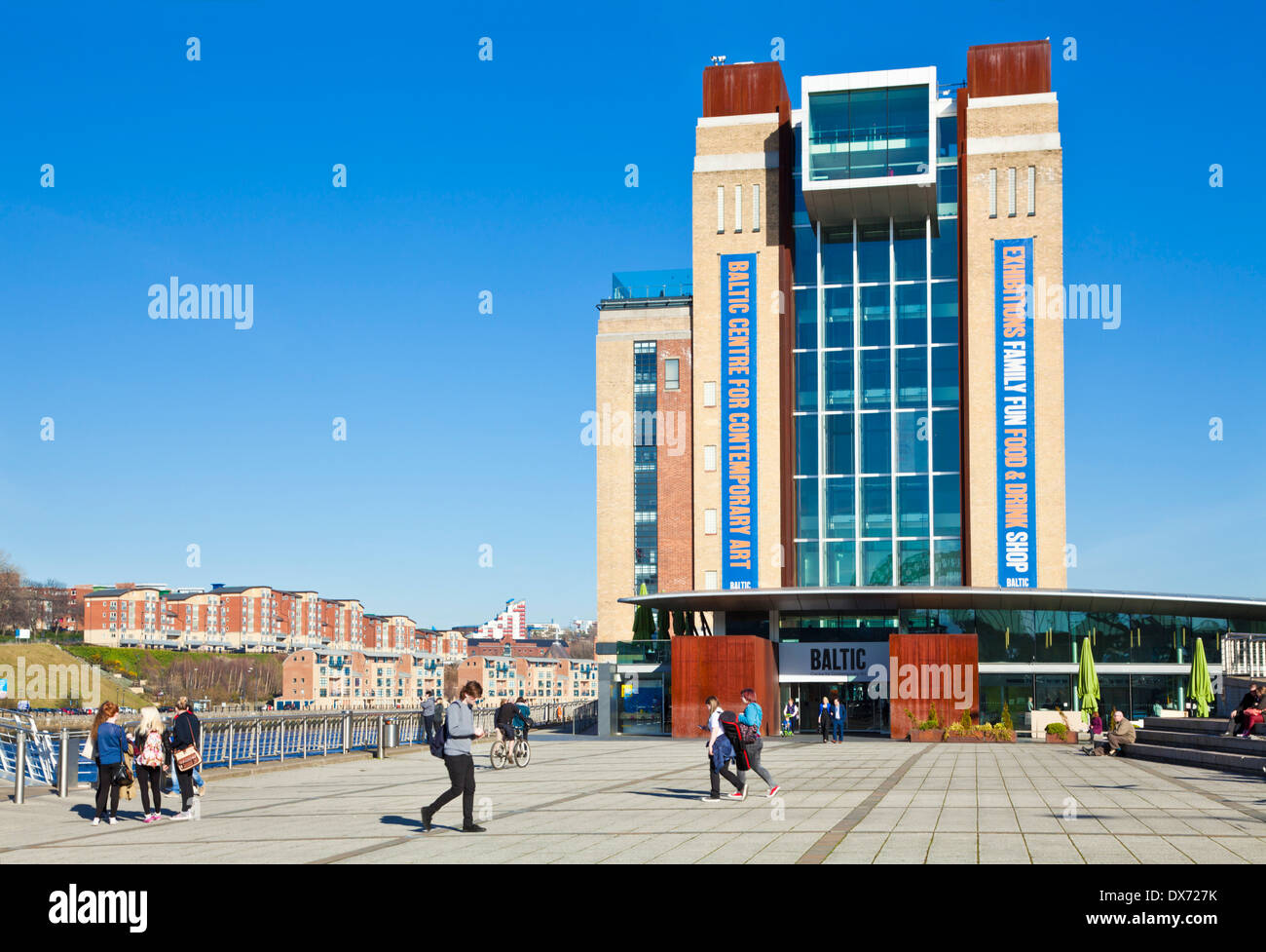 baltic centre for contemporary art Gateshead Quays Newcastle upon Tyne Tyne and Wear Tyneside England UK GB EU Europe Stock Photo