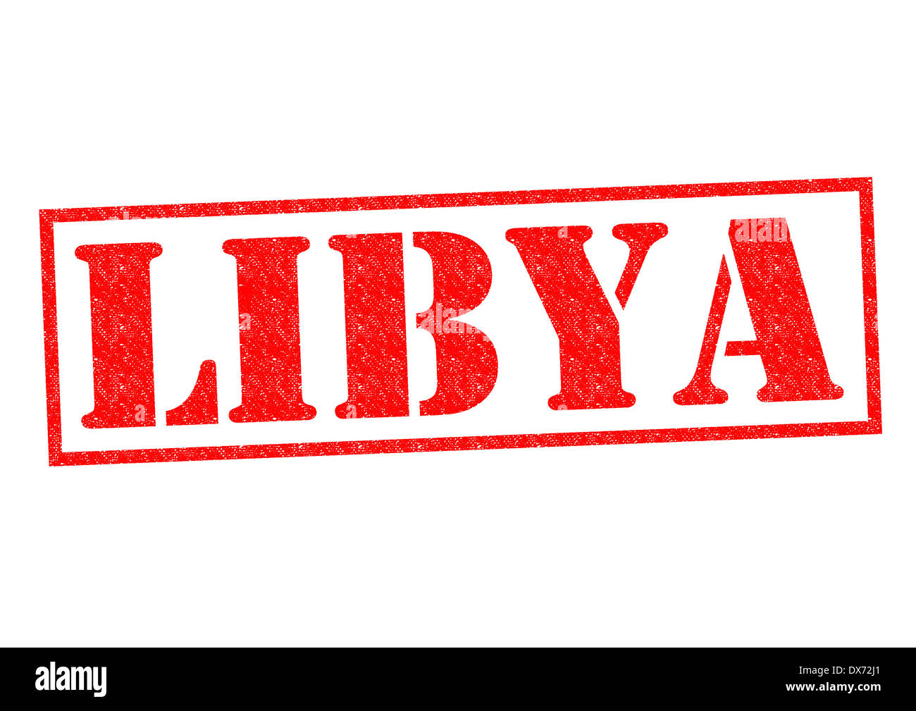 LIBYA Rubber Stamp over a white background Stock Photo - Alamy