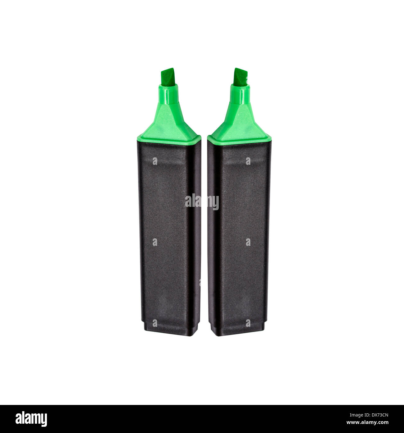 Green highlighter isolated on white background Stock Photo Alamy