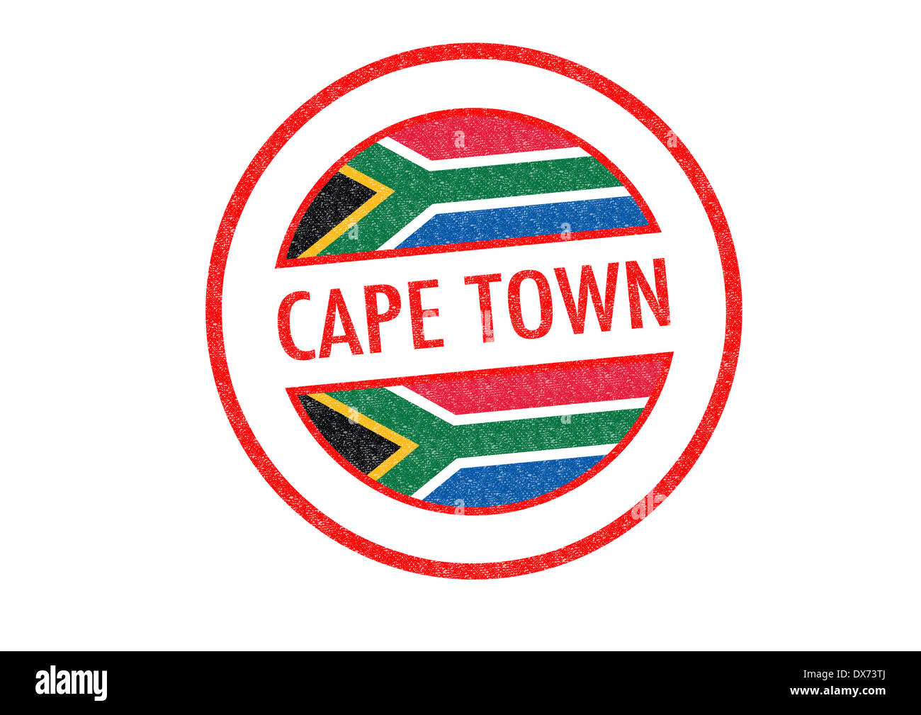 Passport-style CAPE TOWN (South Africa) rubber stamp over a white  background Stock Photo - Alamy