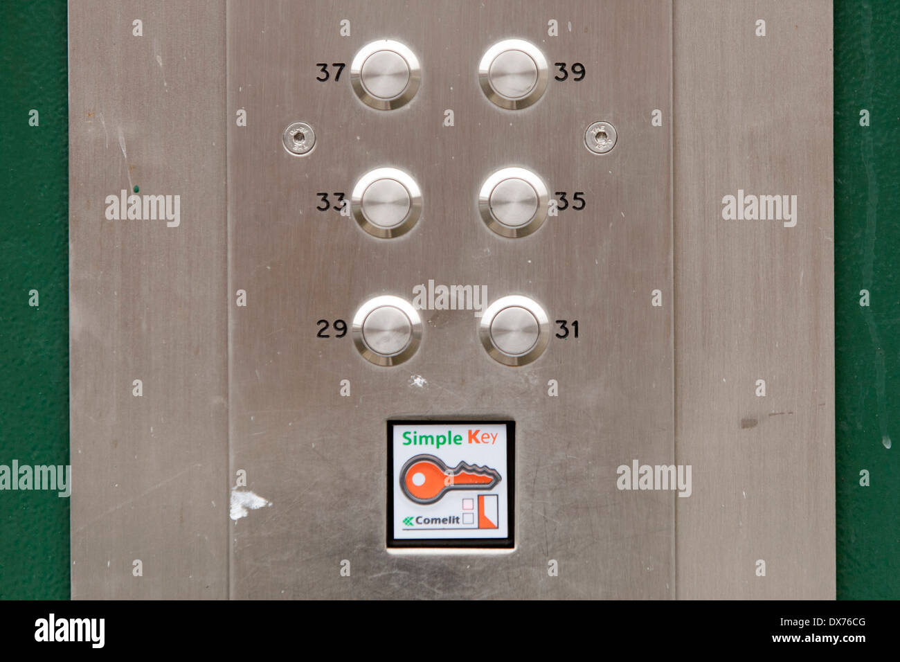 system on a block of flats Stock Photo Alamy