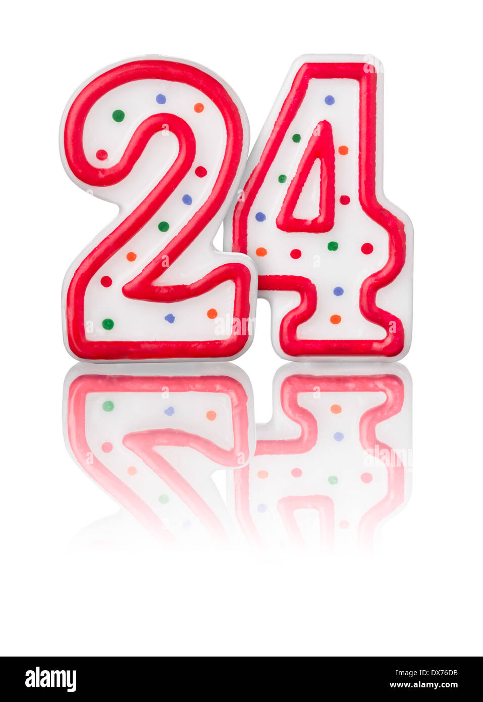 Number 24 Stock Illustration 383476621