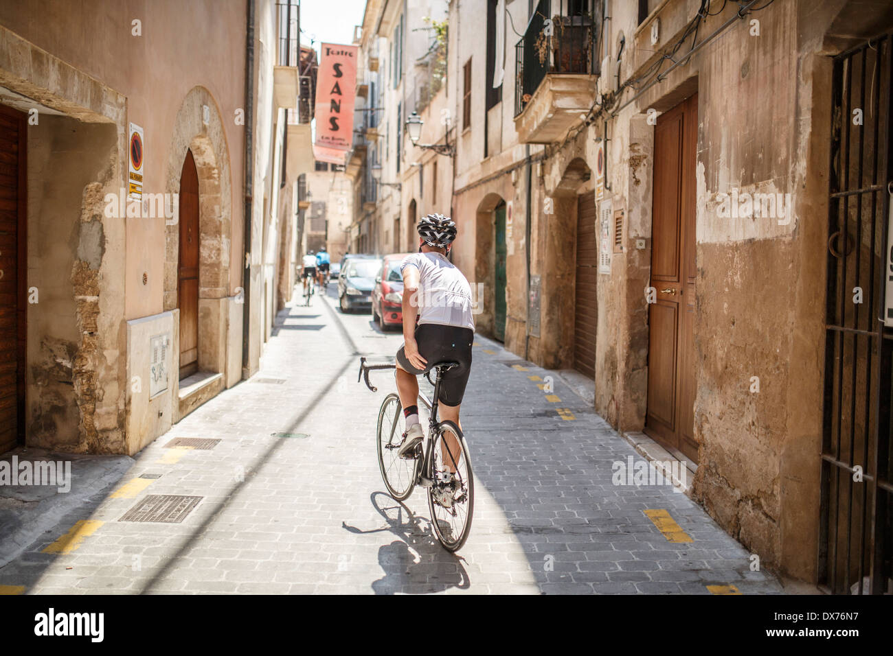 four friends going on an epic bike ride through the spanish countryside