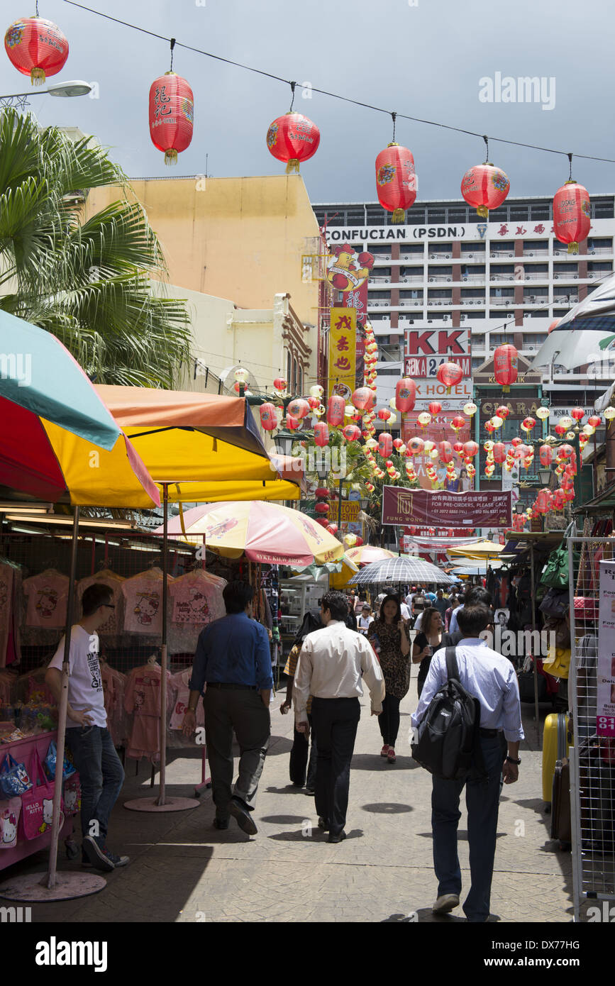 Chinatown. Market stalls Stock Photo - Alamy