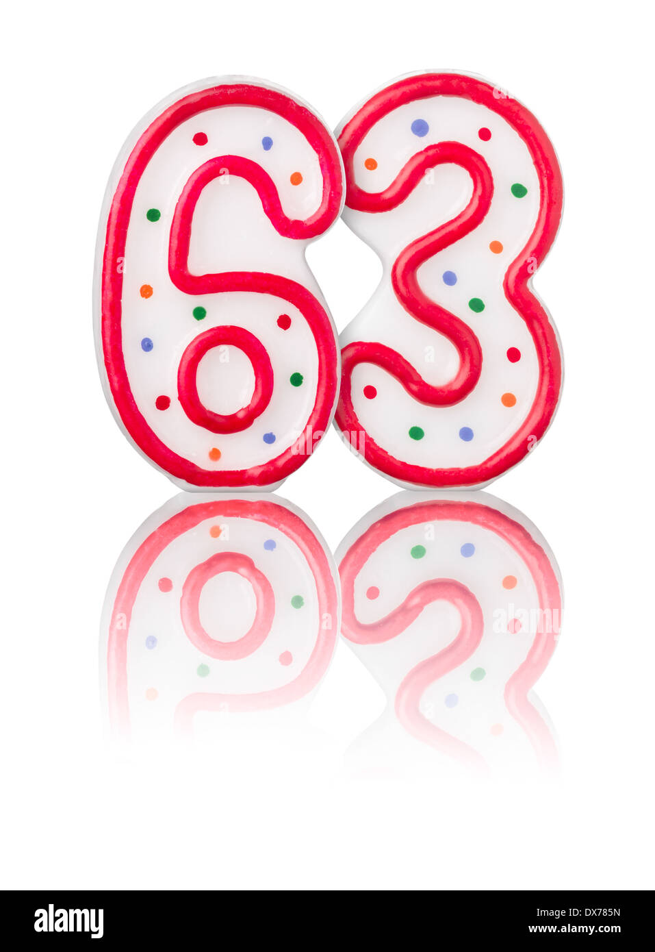 Number 63 High Resolution Stock Photography and Images - Alamy