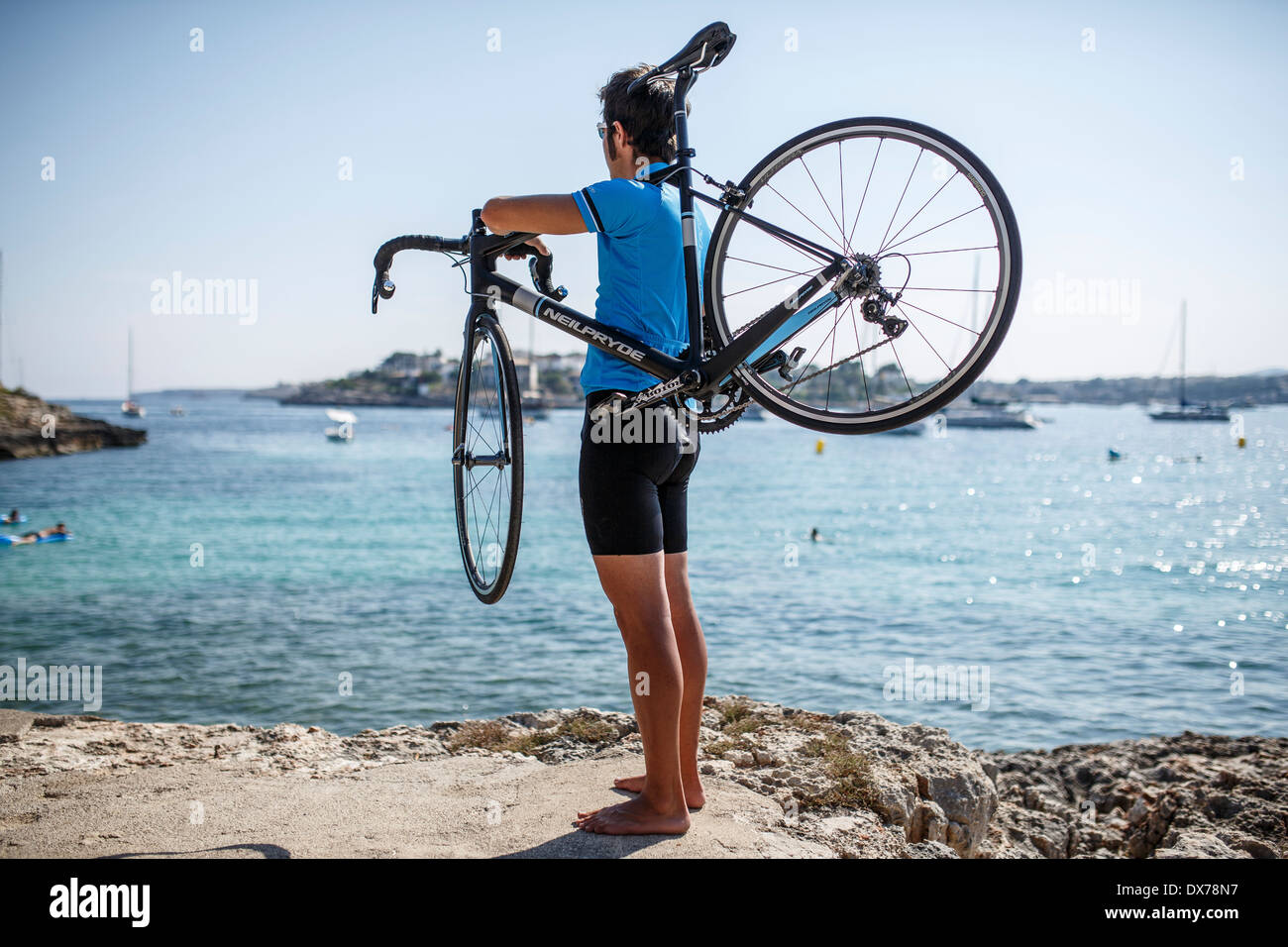 four friends going on an epic bike ride through the spanish countryside