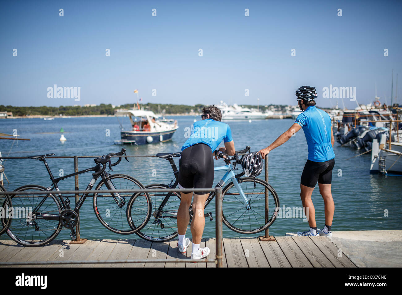 four friends going on an epic bike ride through the spanish countryside