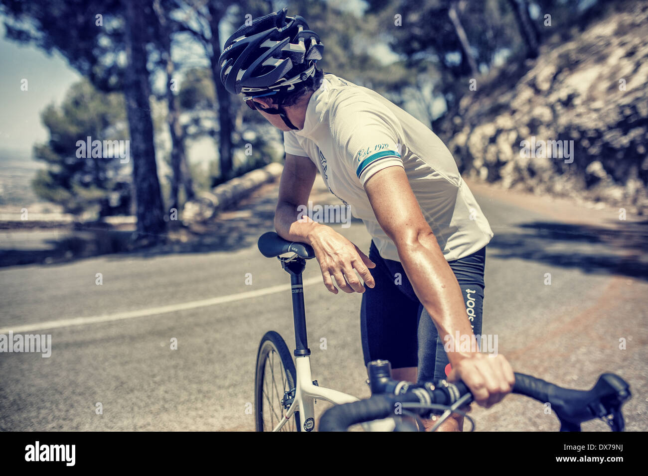 four friends going on an epic bike ride through the spanish countryside