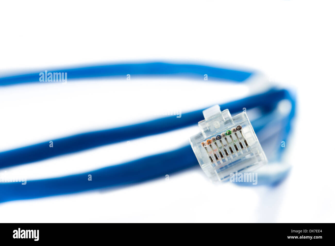 Blue Line isolated on white Stock Photo Alamy