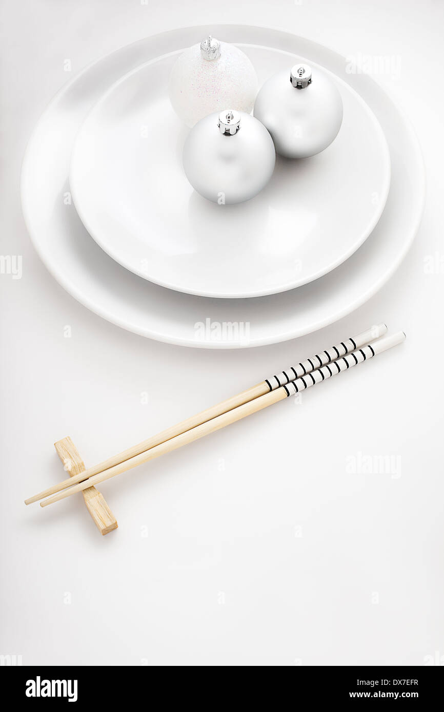 A creative plate in a japanese sushi restaurant menu decorated with