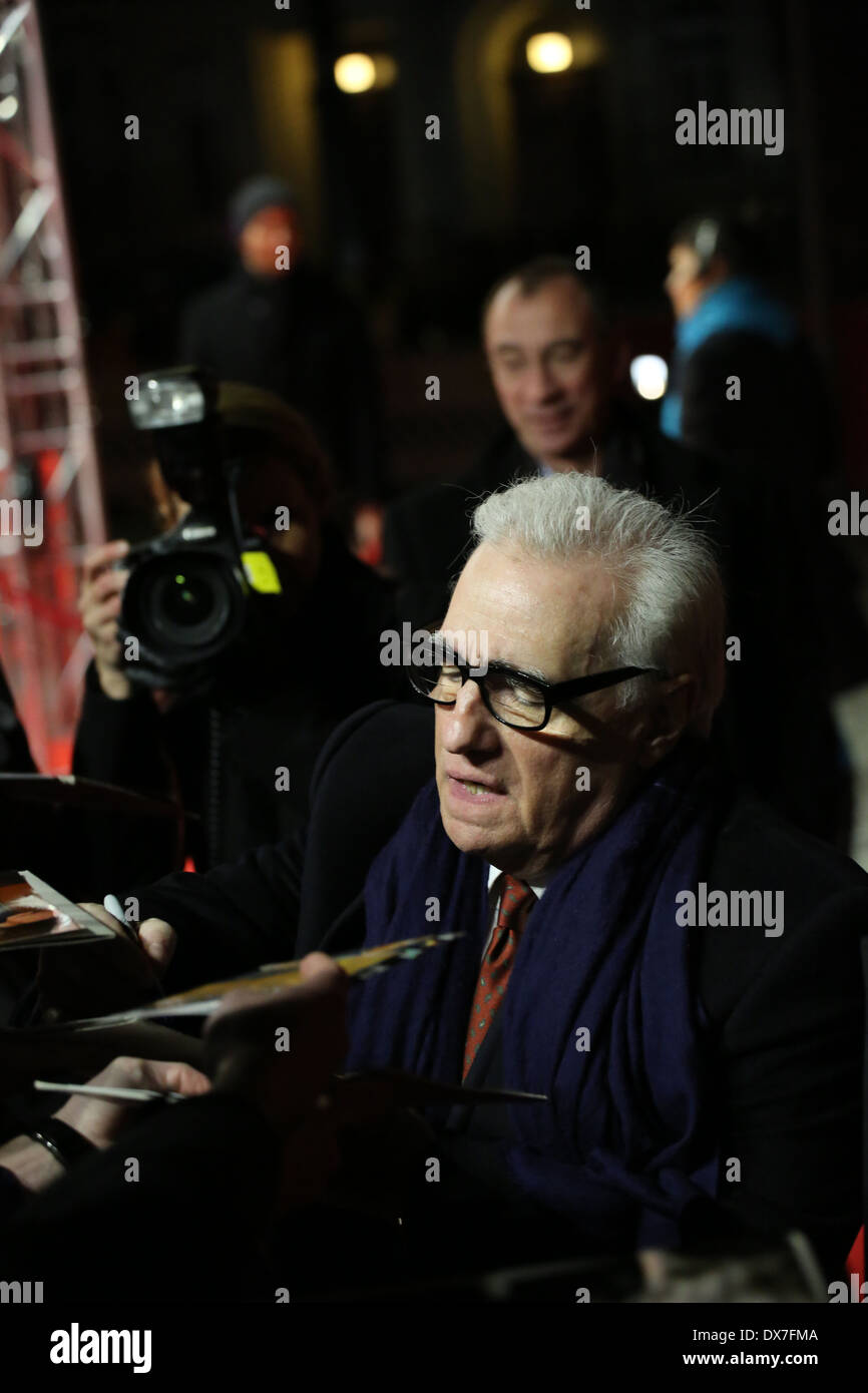 Martin Scorsese - premiere of 'Rebel Without A Cause' at Haus Der Berliner Festspiele, Berlin - February 14th 2014 Stock Photo