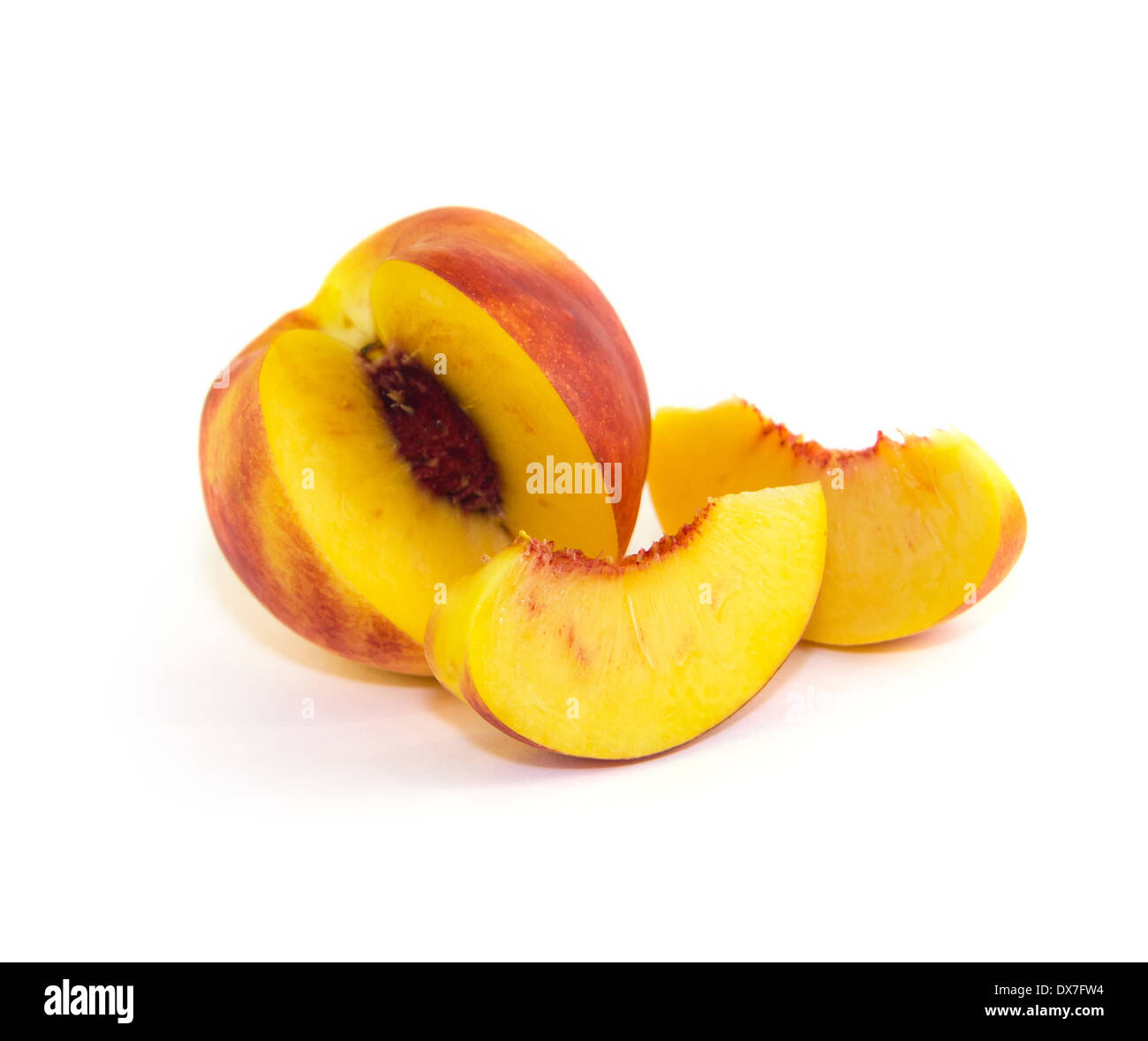 ripe sweet nectarine peach Stock Photo Alamy