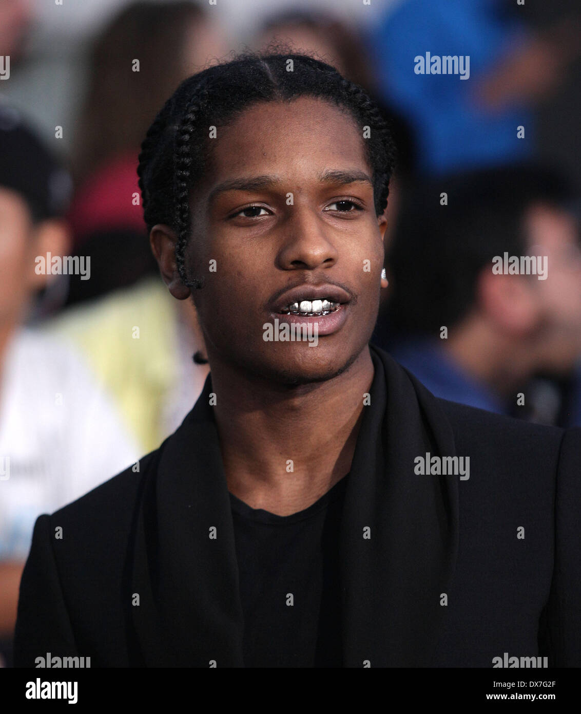 Westwood, California, USA. 18th Mar, 2014. Asap Rocky arrives for the premiere of the film 'Divergent' at the Bruin theater. © Lisa O'Connor/ZUMAPRESS.com/Alamy Live News Stock Photo