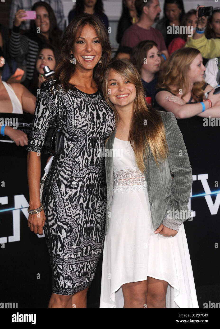 Westwood, California, USA. 18th Mar, 2014. Eva LaRue & Kaya Callahan