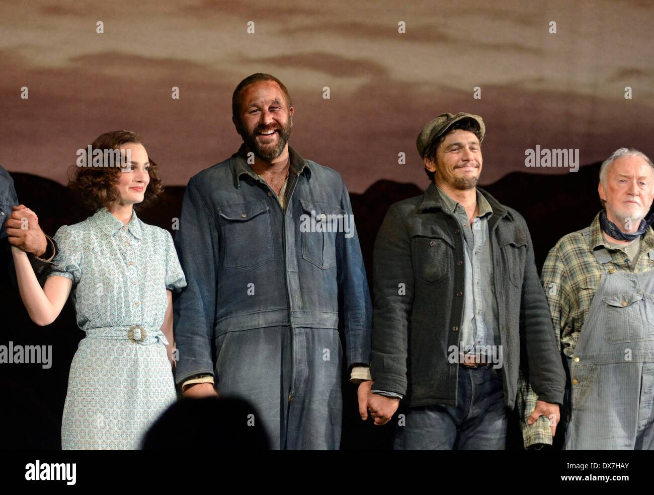 New York, NY, USA. 19th Mar, 2014. Leighton Meester, Chris O'Dowd