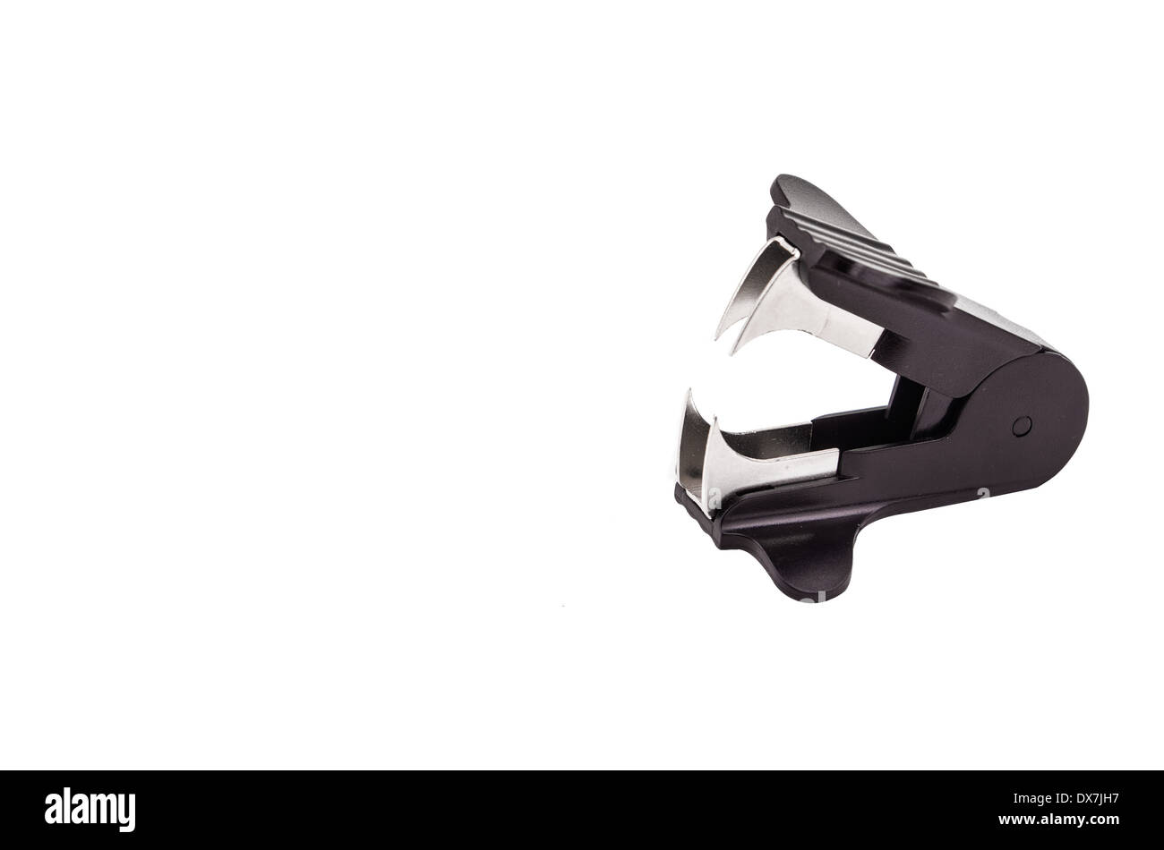 staple remover on a white background Stock Photo