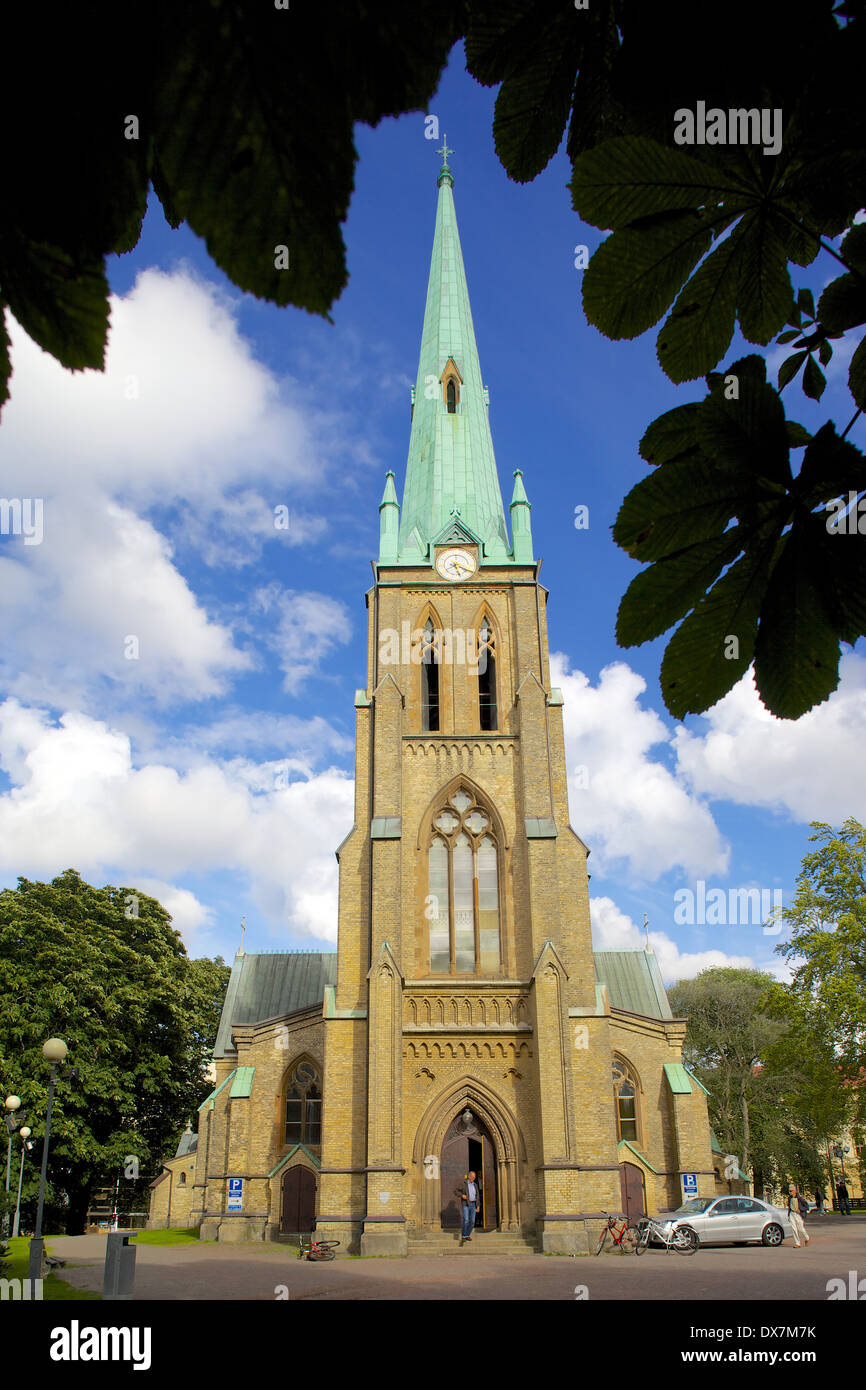 Towering Steeple Of Hagakyrkan A 19th Century Church In Gothenburg towering-steeple-of-hagakyrkan-a-19th-century-church-in-gothenburg