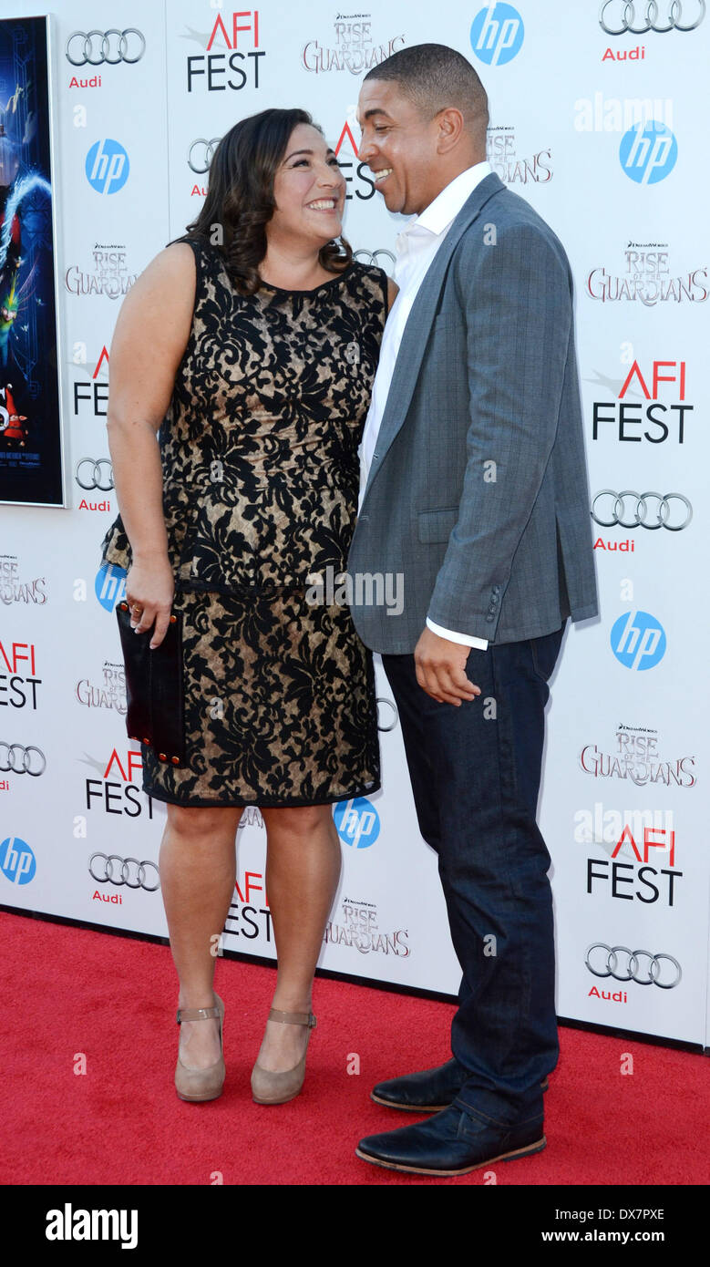 Jo Frost, Darrin Jackson AFI Fest - 'The Rise Of The Guardians' - Premiere - Arrivals Los Angeles, California - 04.11.12 Featur Stock Photo