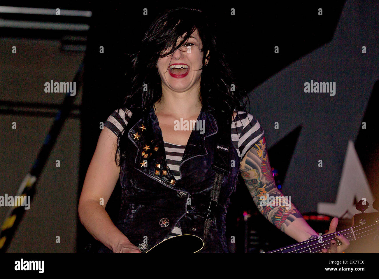 mindless Lindsey Way Mindless Self Indulgence performing at Brewhouse Club  Gothenburg, Sweden - 04.11.12 Featuring: Lindsey Way Where: U Stock Photo -  Alamy