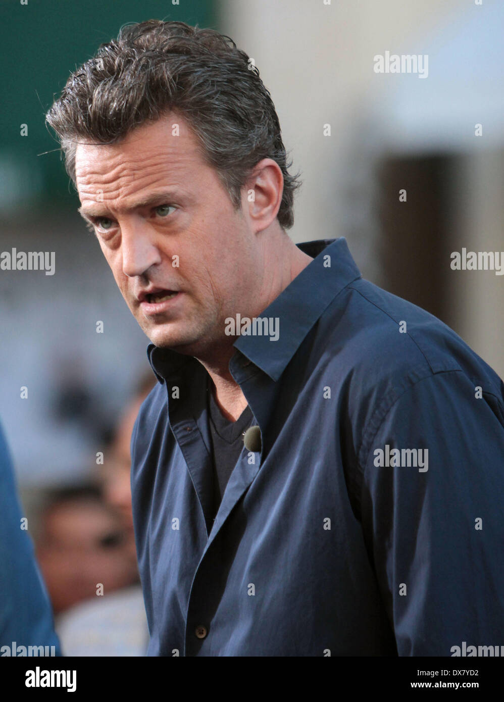 Matthew Perry at The Grove to appear on entertainment news show 'Extra ...