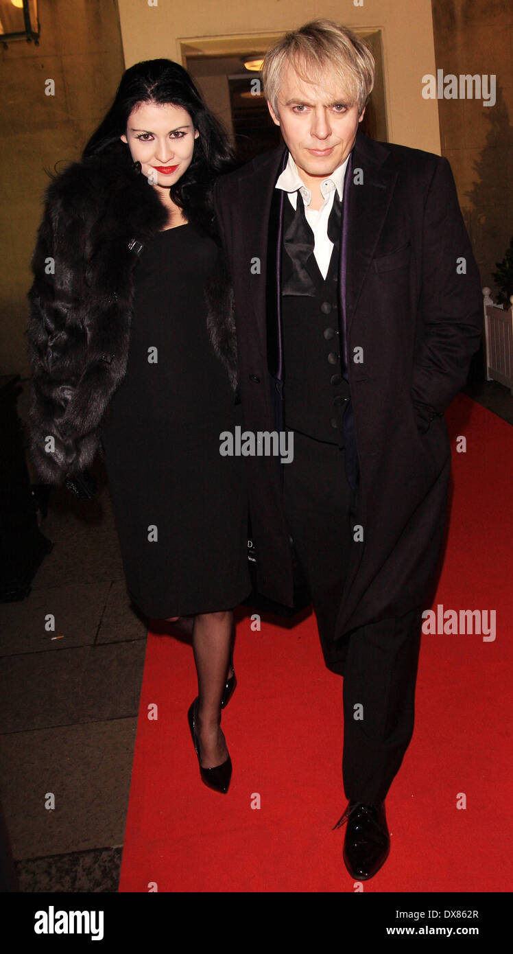 Nick Rhodes and guest Place For Peace dinner to support the Peace Earth ...