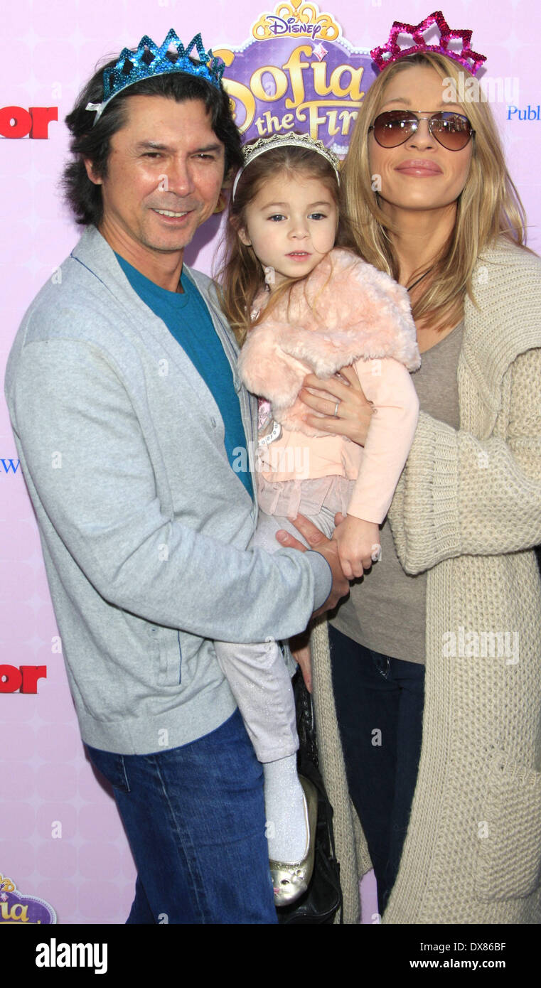 Lou Diamond Phillips, daughter Indigo, wife Yvonne Los Angeles premiere of Disney Channel's 'Sofia The First: Once Upon a Princess' at The Walt Disney Studios - Arrivals Burbank, California - 10.11.12 Featuring: Lou Diamond Phillips,daughter Indigo,wife Yvonne Where: Los Angeles, California, United States When: 10 Nov 2012 **** Stock Photo