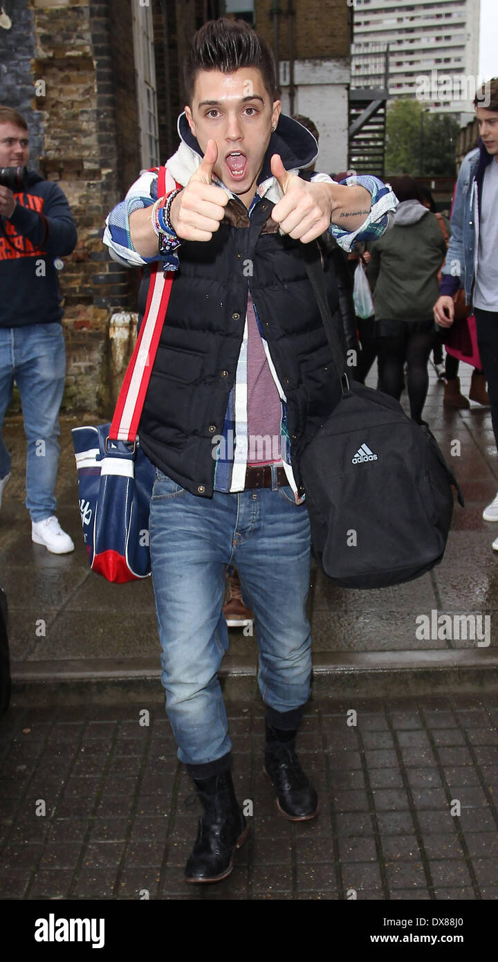 Jamie Hamblett aka JJ of Union J The X Factor finalists leave the ...