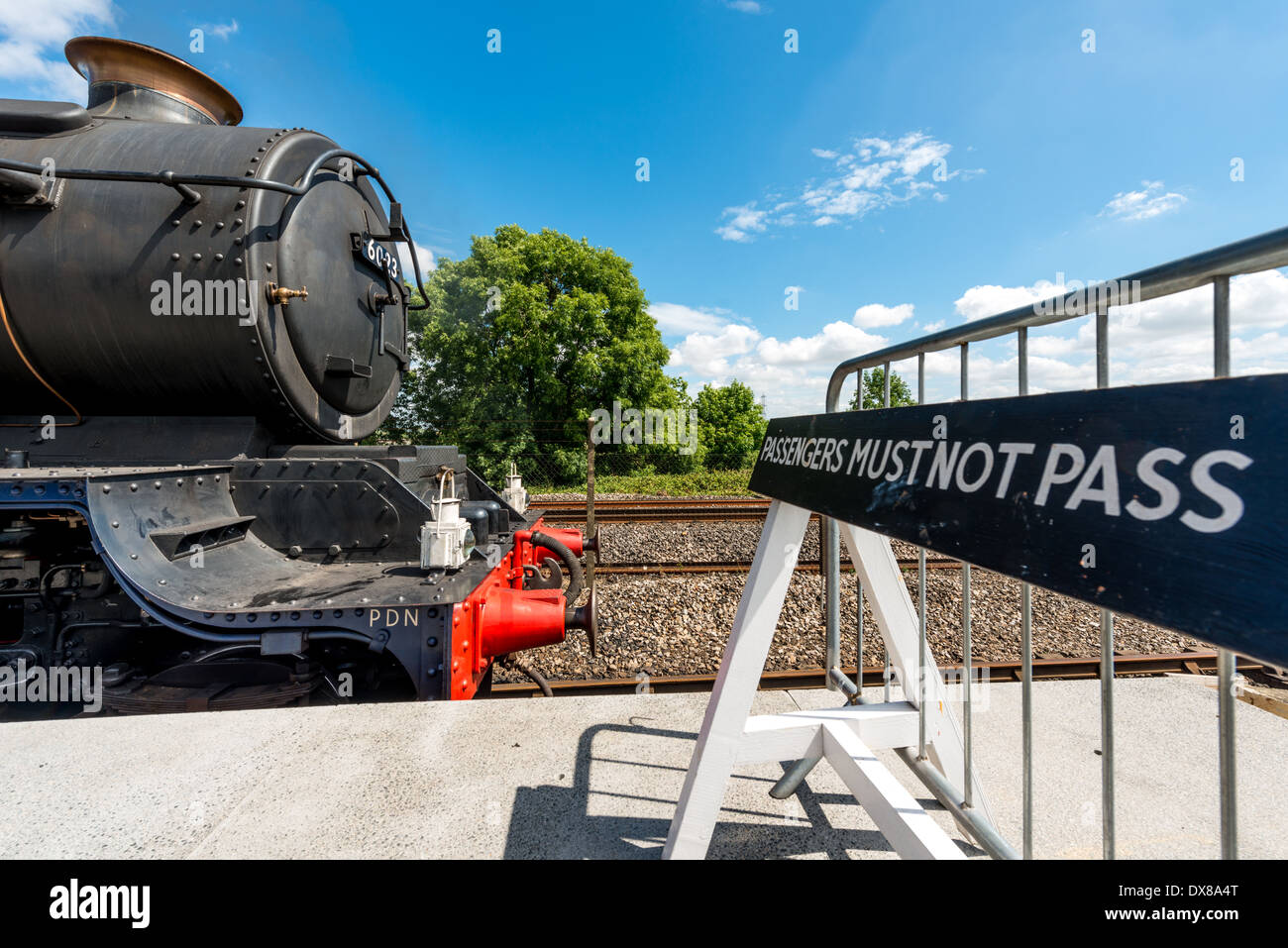 Didcot Railway Centre is a former Great Western Railway engine-shed and locomotive stabling point located in Didcot, Stock Photo