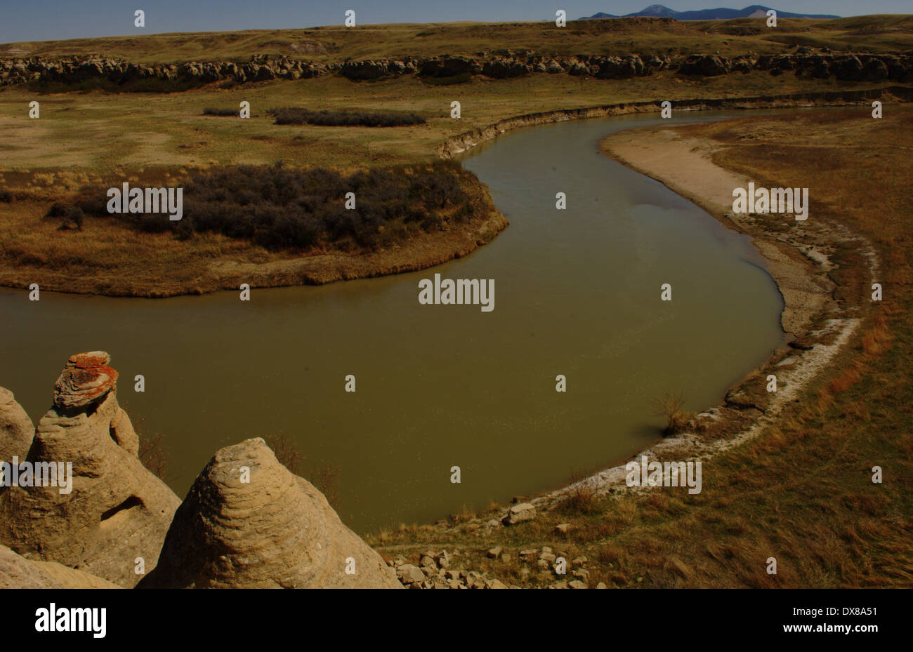 Writing on Stone Provincial Park, Alberta Canada Stock Photo Alamy