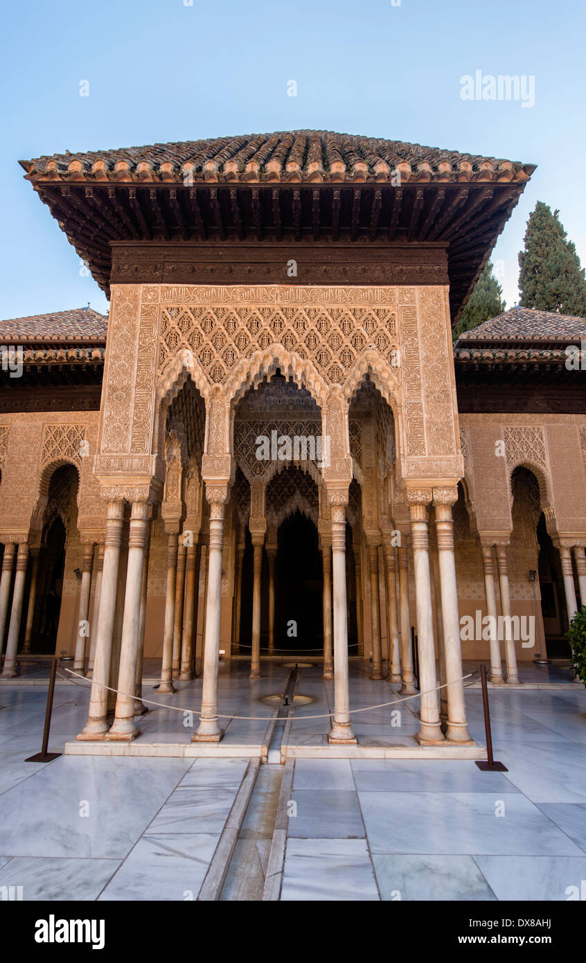 Palace of the Lions Stock Photo