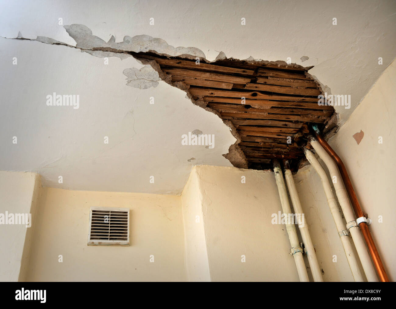 Water Damaged Ceiling Stock Photos Water Damaged Ceiling