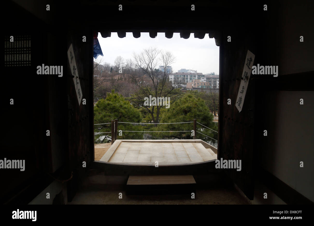 Korean traditional Hanok village in Seoul, South Korea Stock Photo - Alamy