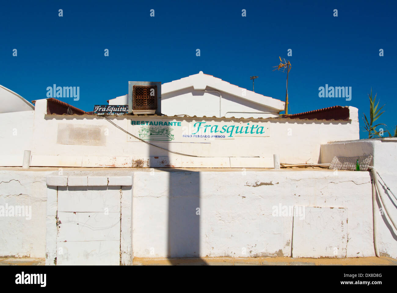Frasquita seafood restaurant, Caleta de Fuste, Fuerteventura, Canary Islands, Spain, Europe Stock Photo