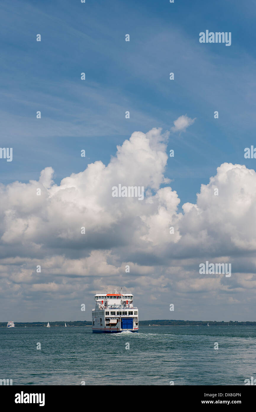 Isle wight wightlink car ferry hi-res stock photography and images - Alamy