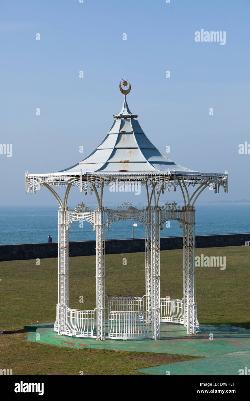 Southsea bandstand on the seafront. Stock Photo