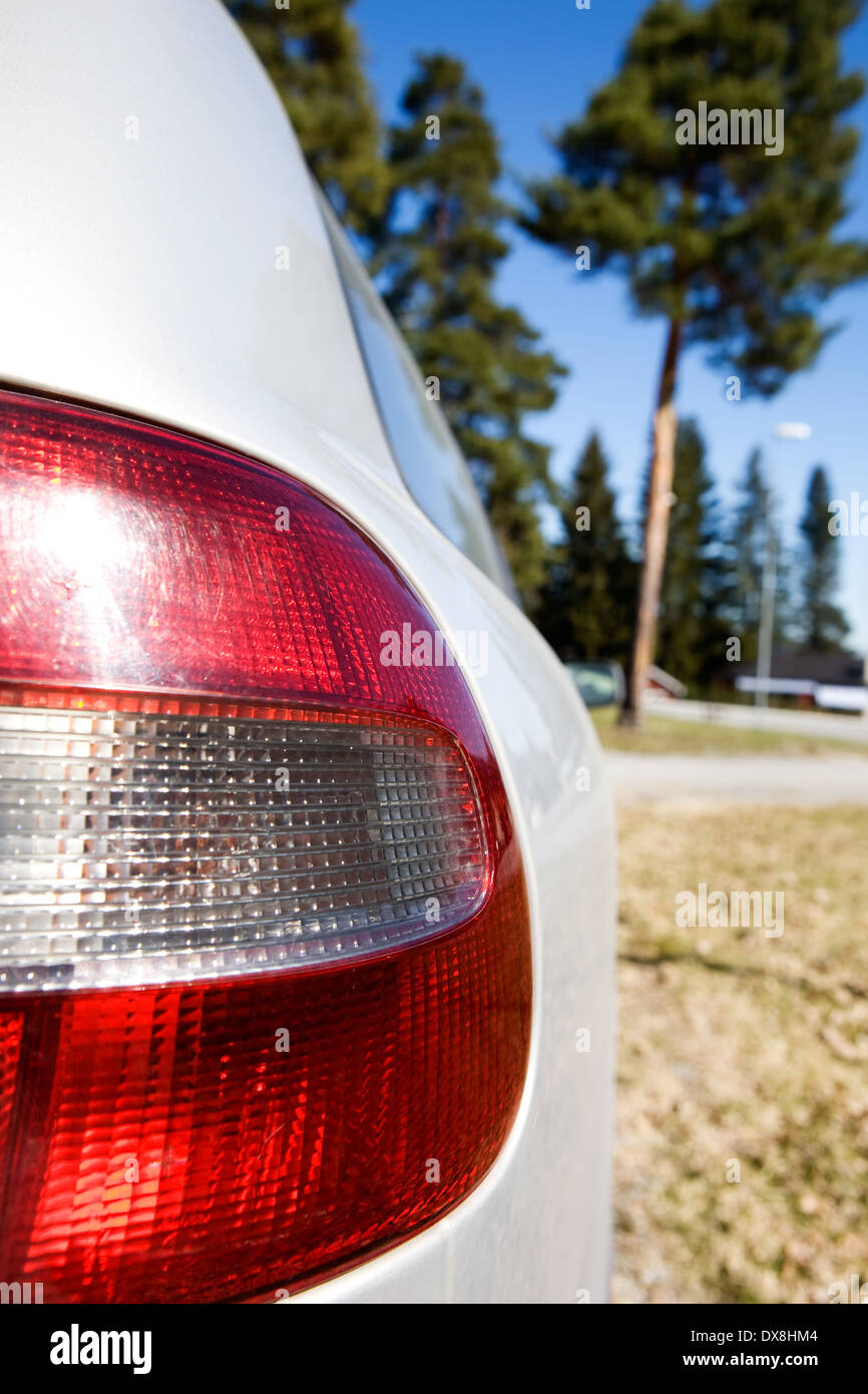 Rear Car Light Stock Photo Alamy