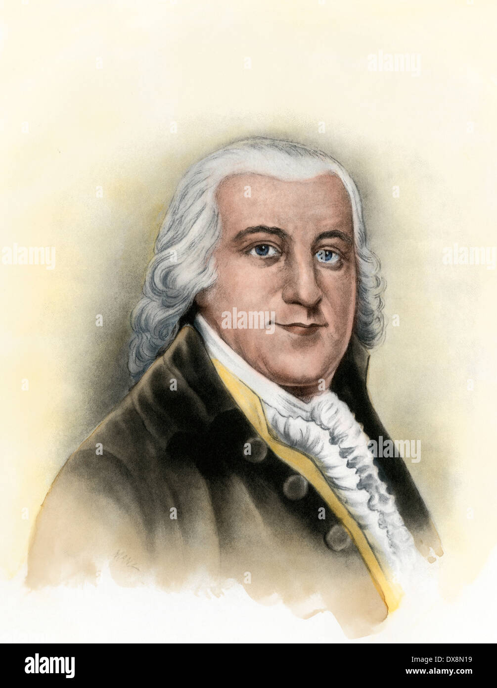 Edward Rutledge, Signer of the Declaration of Independence Stock Photo