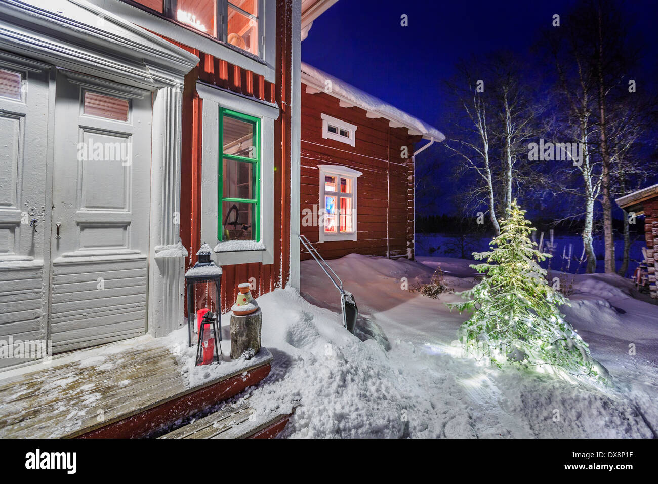 Wardshuset Guest House, Kangos, Lapland, Sweden Stock Photo Alamy