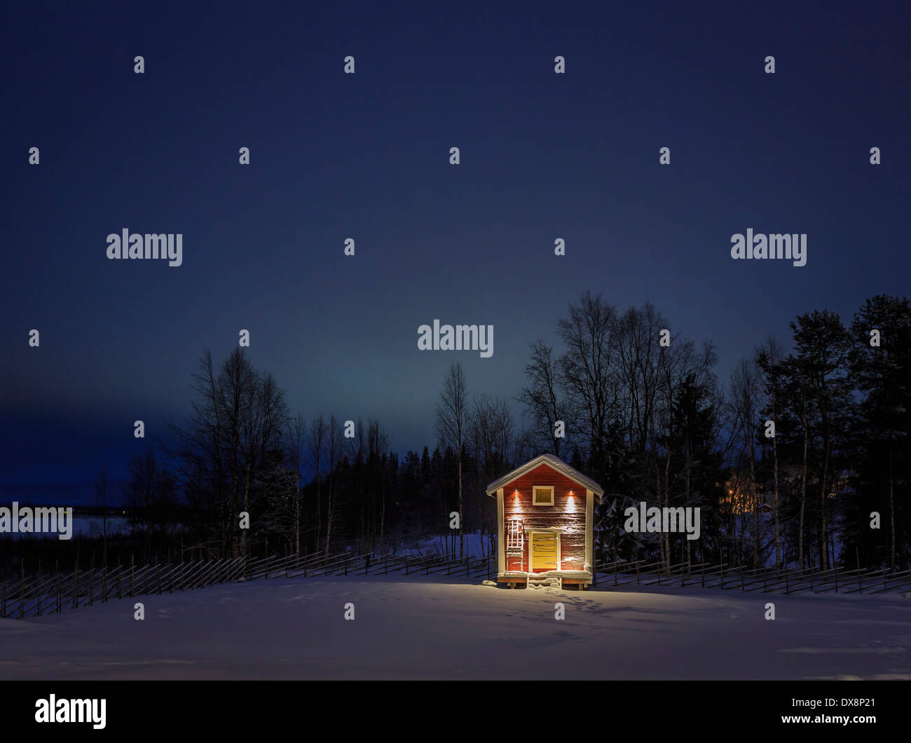 Wardshuset Guest House, Kangos, Lapland, Sweden Stock Photo Alamy