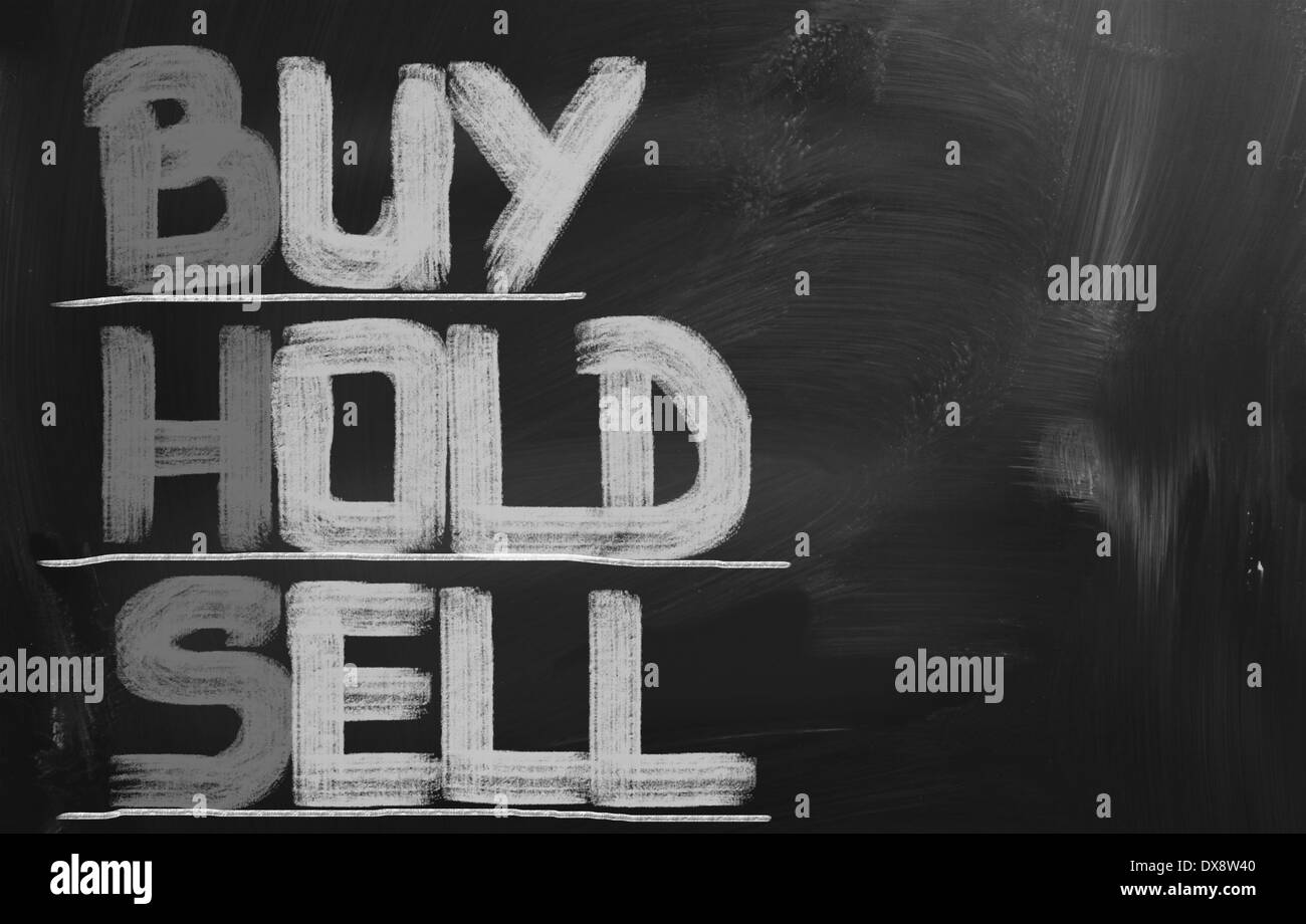 Buy Hold Sell Concept Stock Photo - Alamy